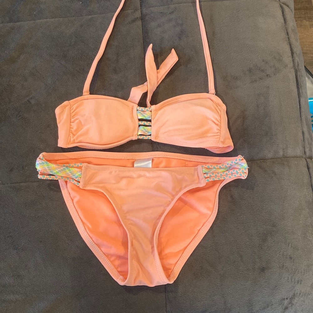 Womens peach size small swim- xhilaration brand